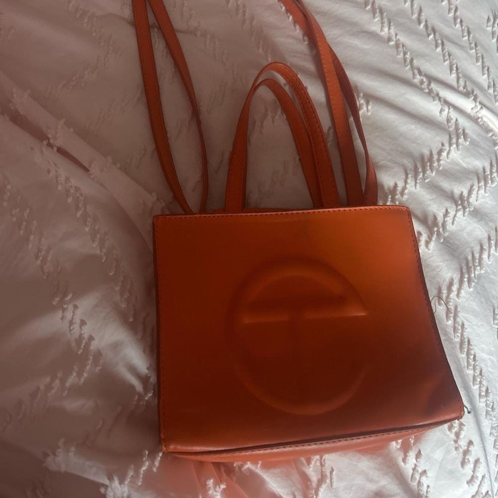 Telfar Mini Bag in Bold Orange